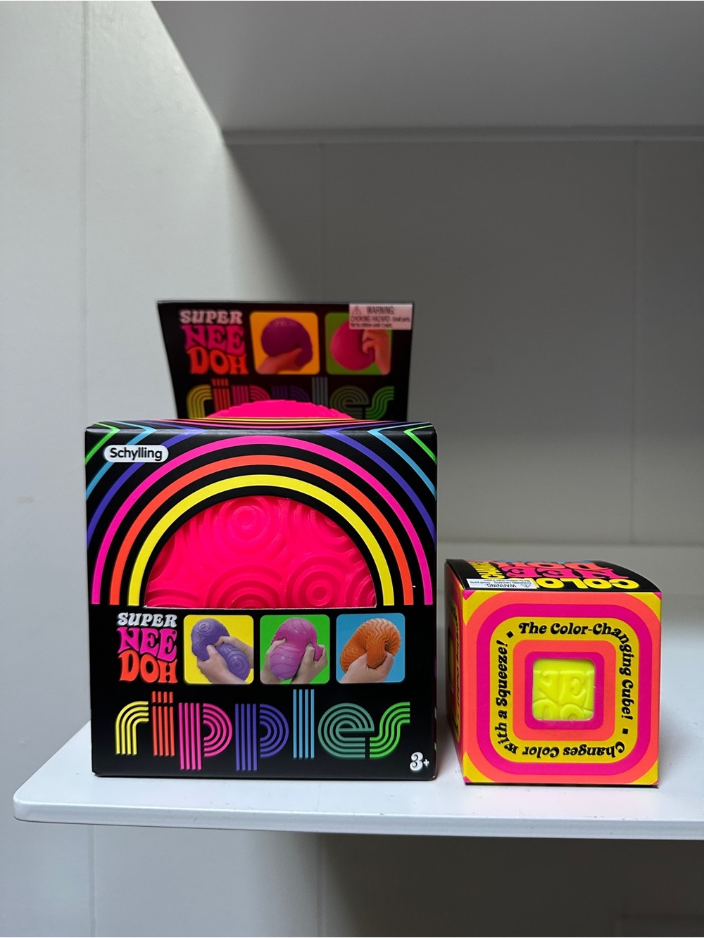 Super Needoh Ripples and Color Change Cube NWT